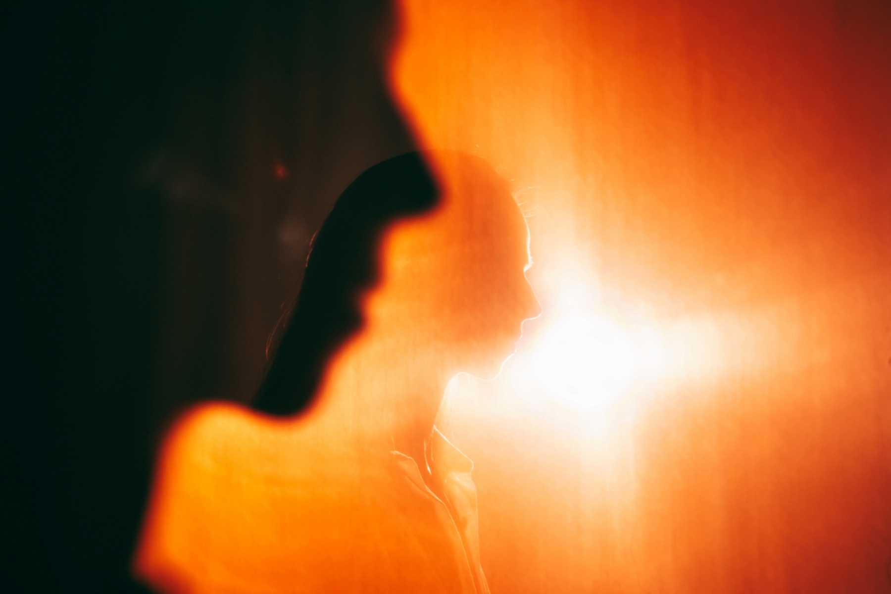 Profile of a woman