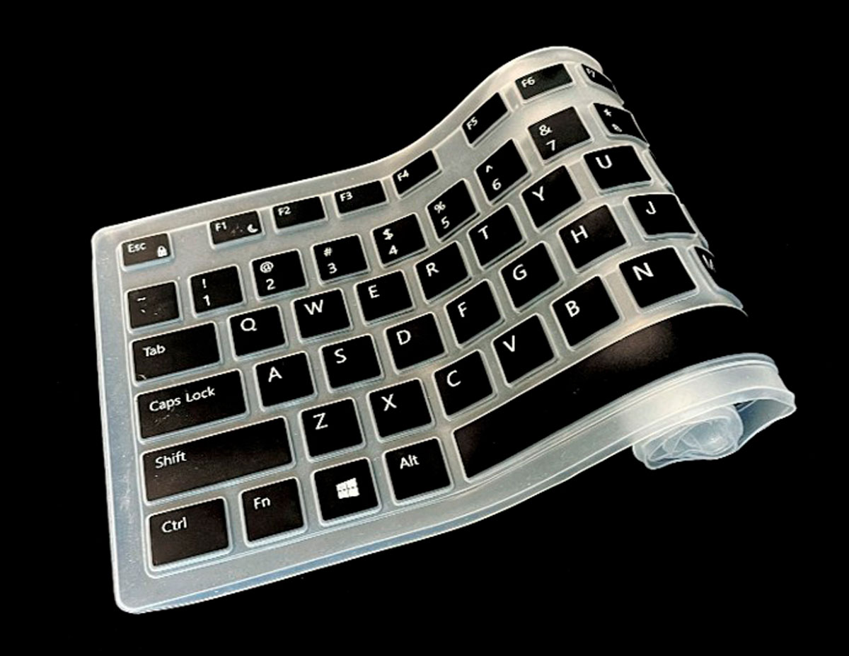 A flexible keyboard.
