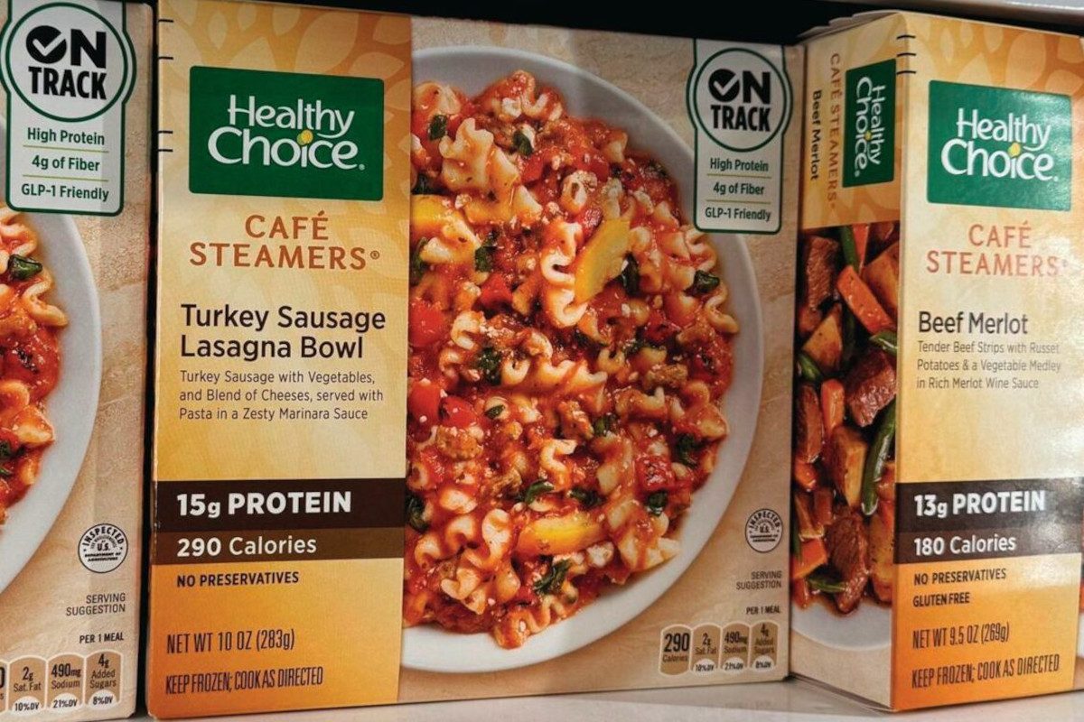 A 'Healthy Choice' ready meal, designed for people on GLP-1 medications