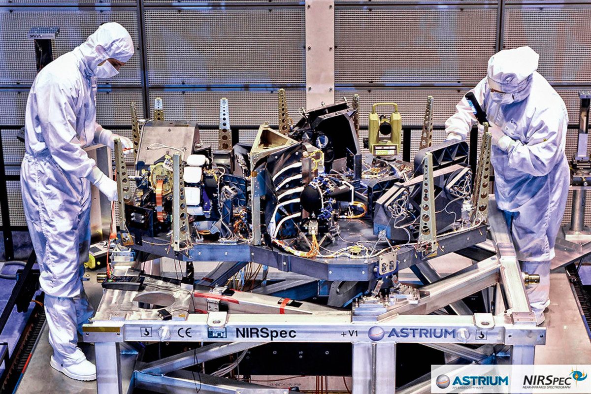 The NIRSpec instrument integration for the James Webb Space Telescope (JWST)