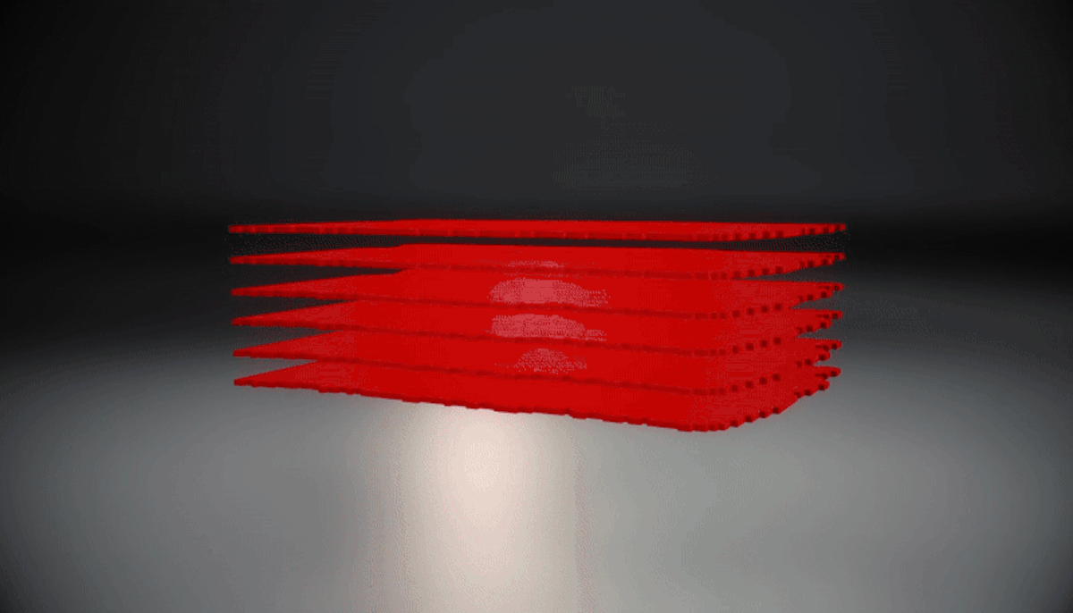 Each layer of the scroll is digitally separated and ‘flattened’