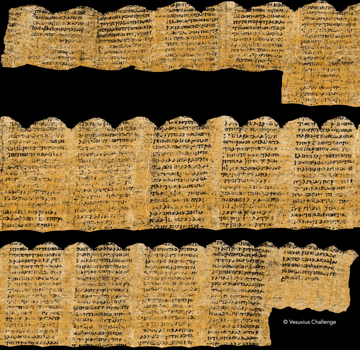 The winning entry of the Vesuvius Challenge used these four steps to produce a legible document