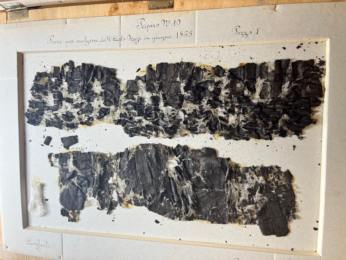 A scroll when physically rather than digitally unrolled