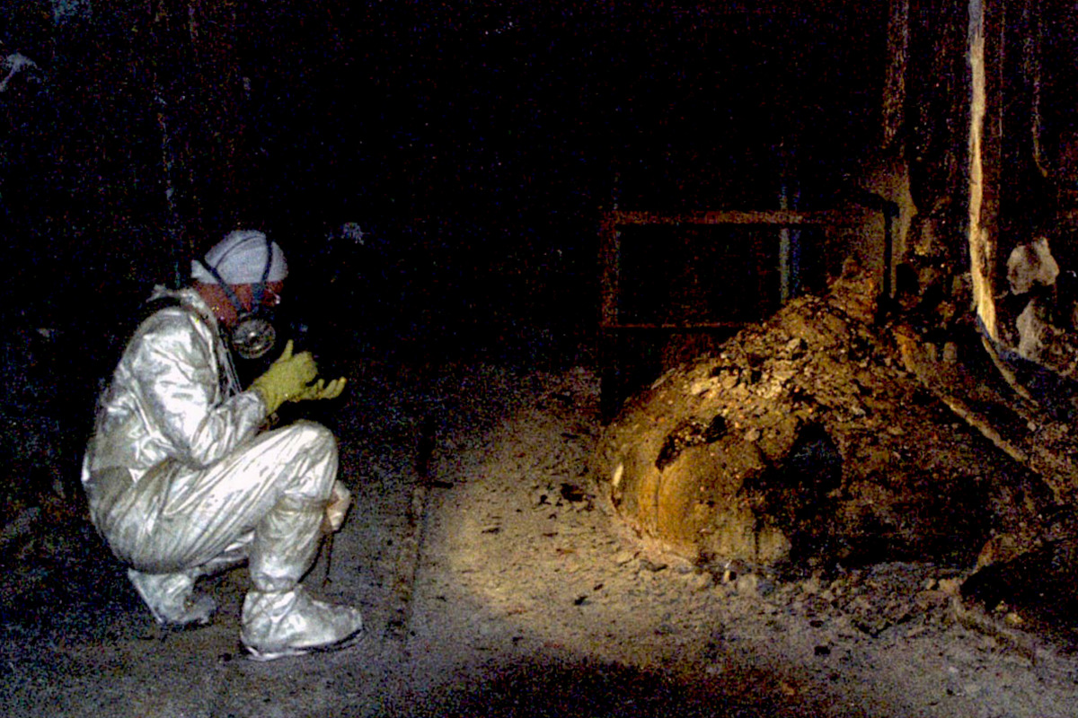 The Elephants Foot of the Chernobyl disaster