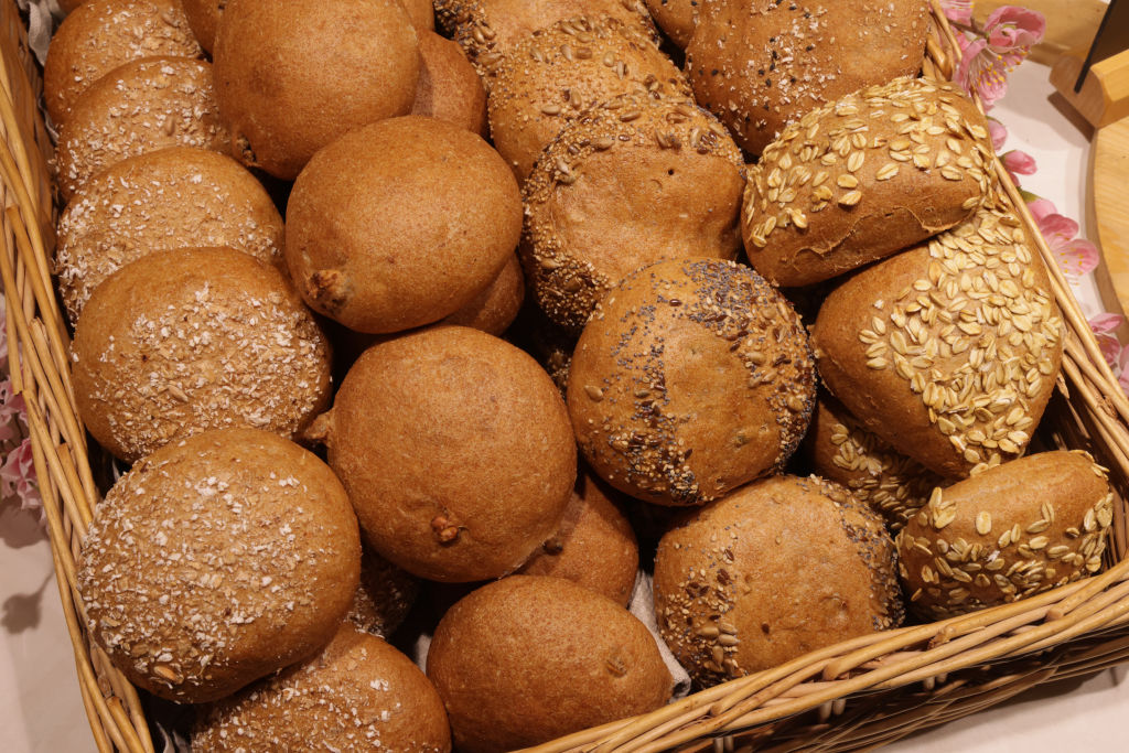 Wholegrain bread rolls