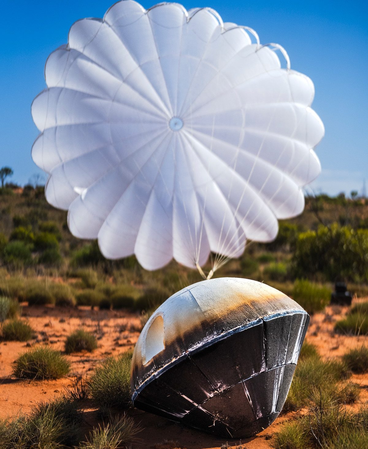 Varda Space’s W-5 mission saw one of its W-series capsules spend nine weeks in orbit before successfully re-entering Earth’s atmosphere and landing in Australia’s Koonibba Test Range on 29 January 2026