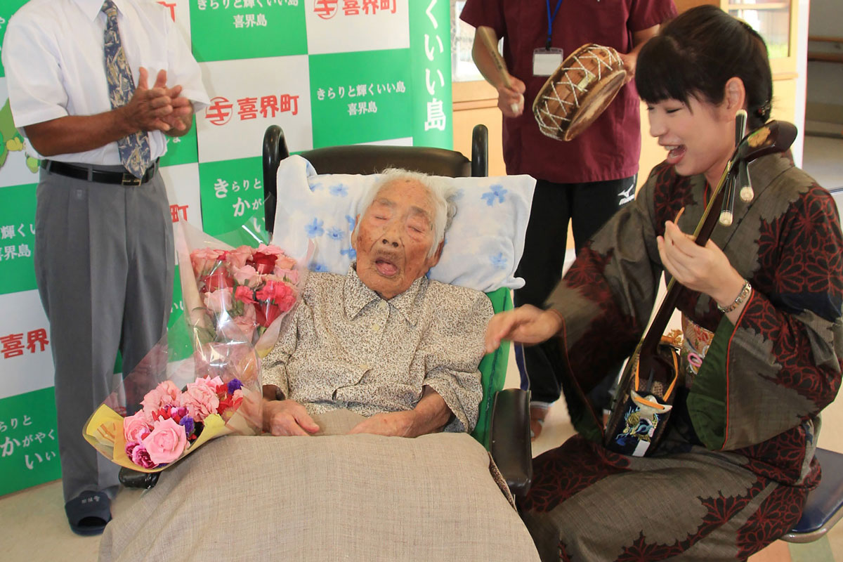 JAPAN-PEOPLE-LONGEVITY Nabi Tajima