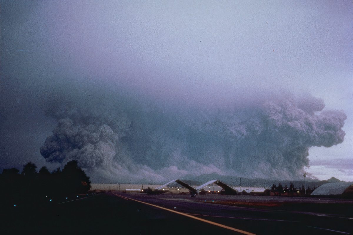 A PyroCb formed after the major eruption of Mount Pinatubo in the Philippines in 1991