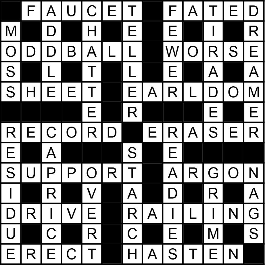 Here is the crossword solution for BBC Science Focus