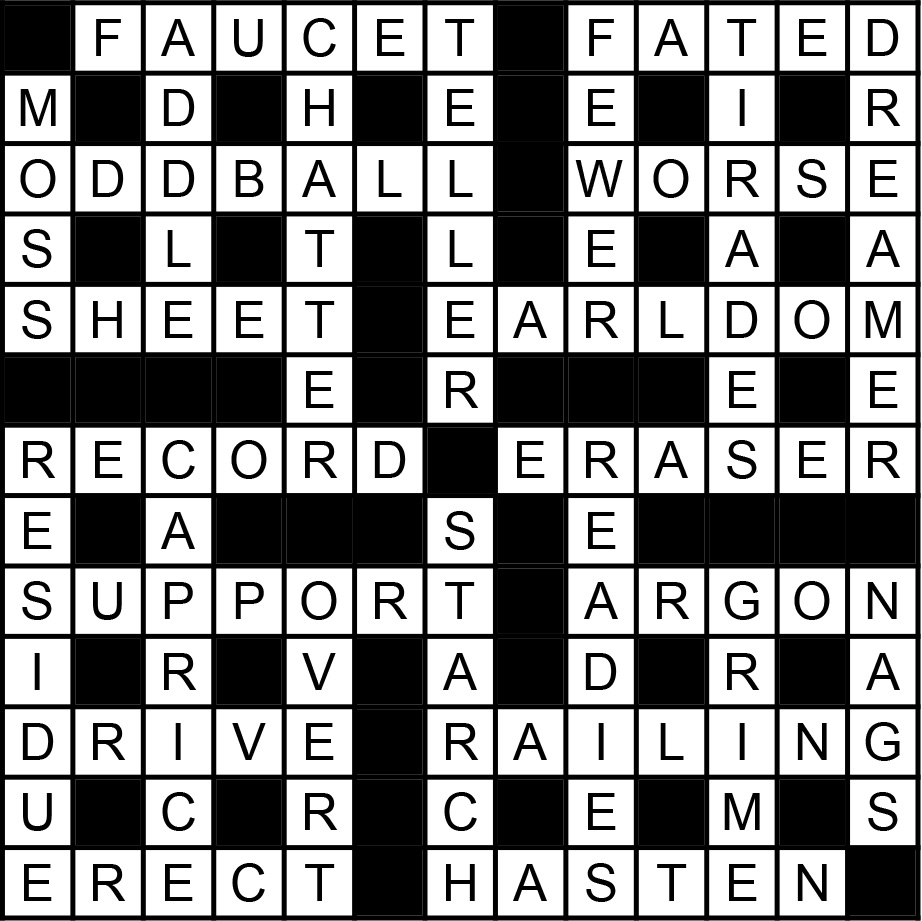Here is the crossword solution for BBC Science Focus