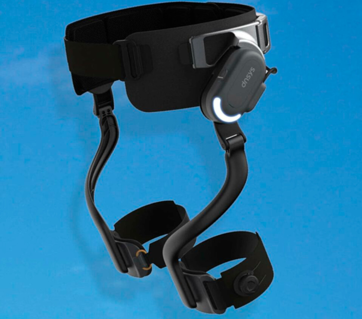 Photo of the dnsys exoskeleton
