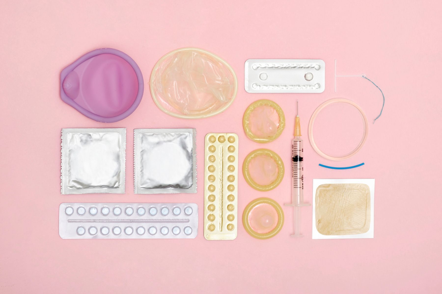 An array of contraceptive methods