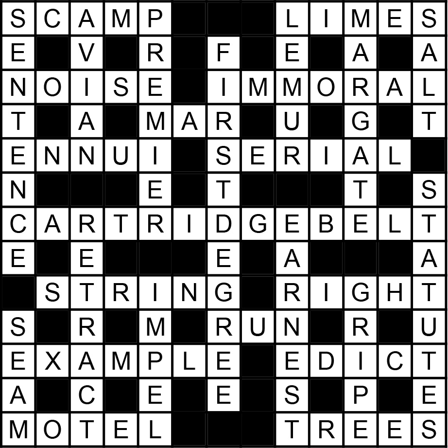 Here is the solution to the crossword in issue 435 of BBC Science Focus