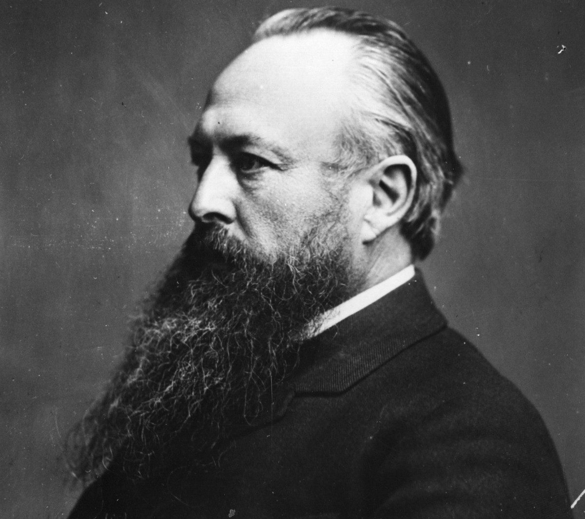 Photo circa 1895: Historian John Acton (1834 - 1902).