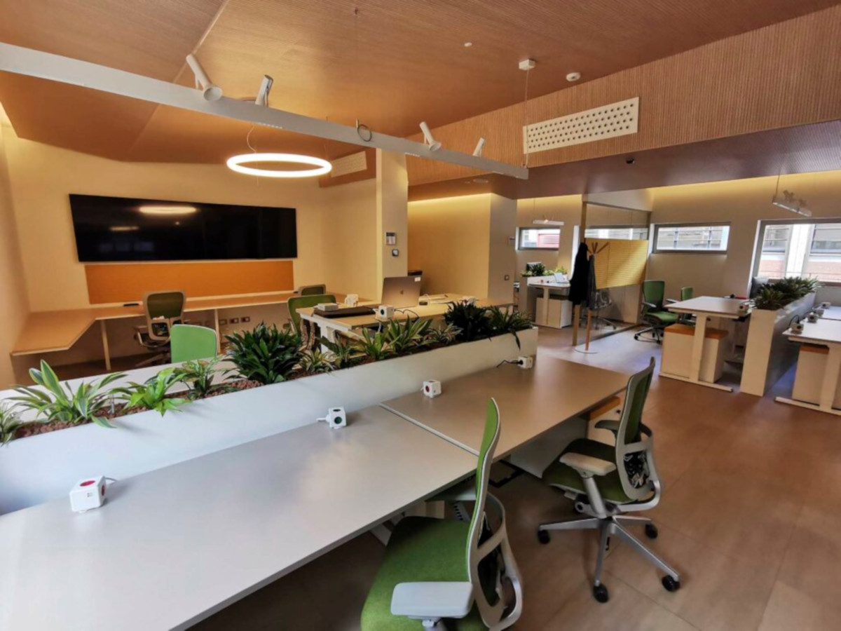 Photo of a modern office